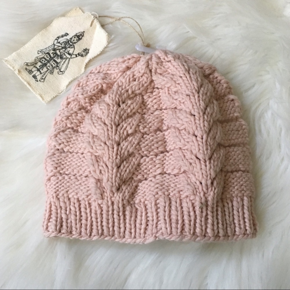 Nirvanna Designs Wool Cable Knit Beanie